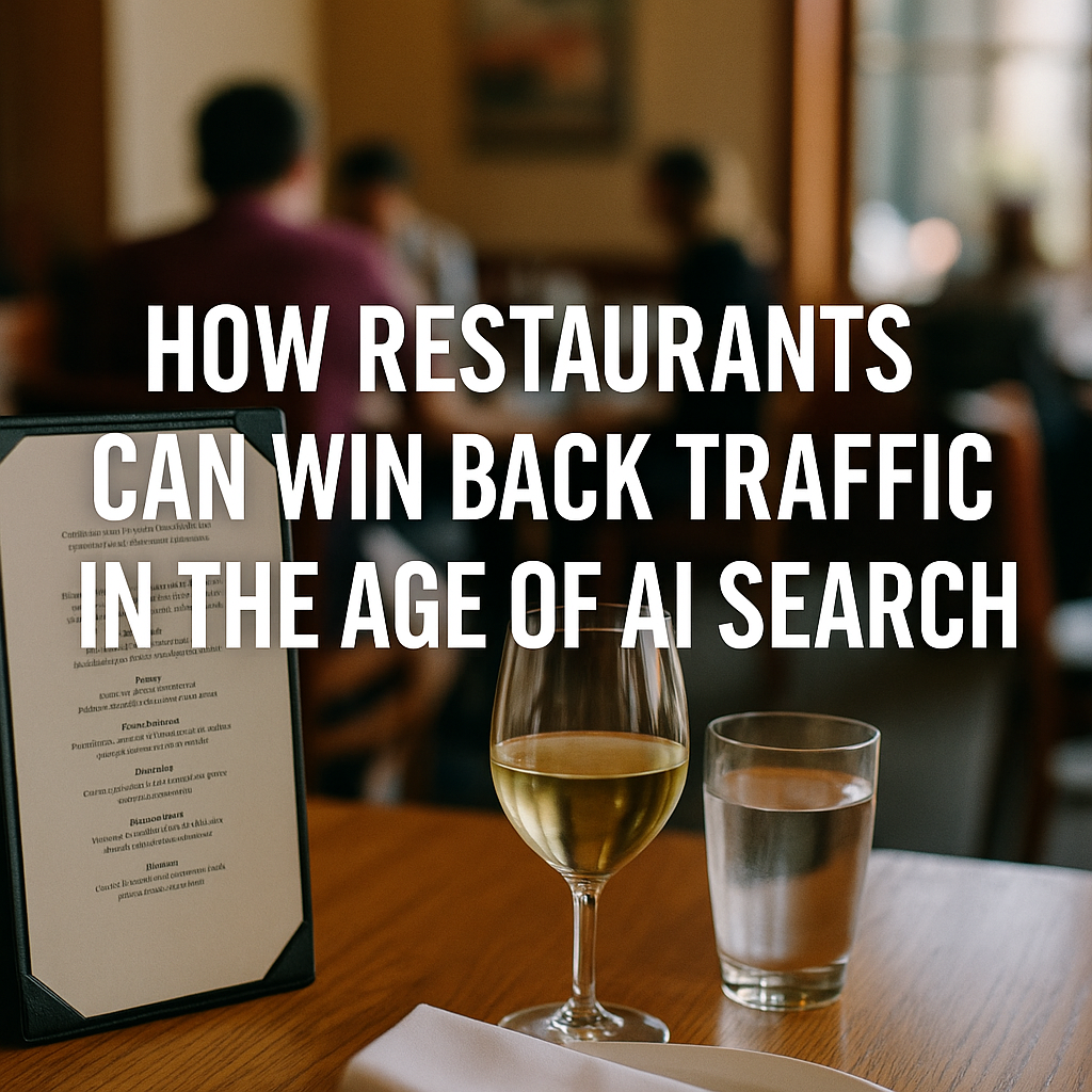 How Restaurants Can Win Back Traffic in the Age of AI Search How Restaurants Can Win Back Traffic in the Age of AI Search