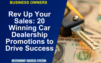 Rev Up Your Sales: 20 Winning Car Dealership Promotions to Drive Success