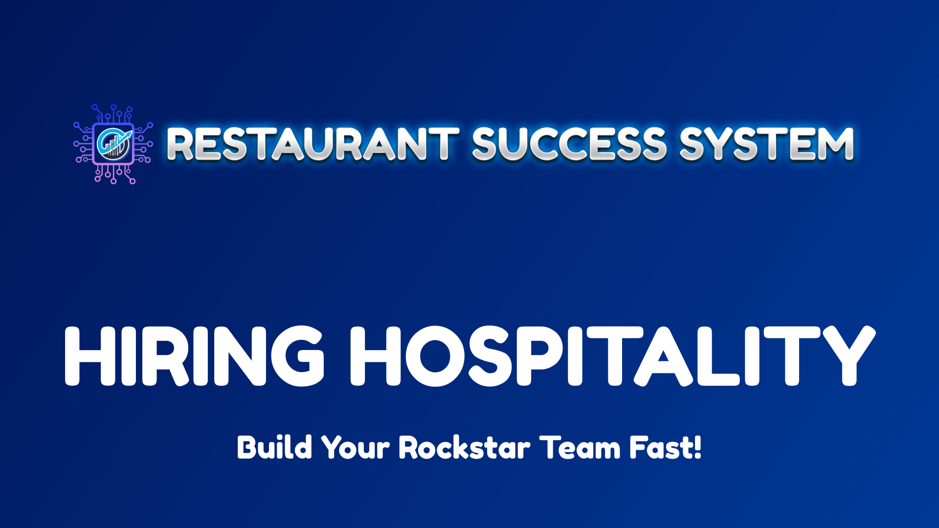 Hiring Hospitality™ Training
