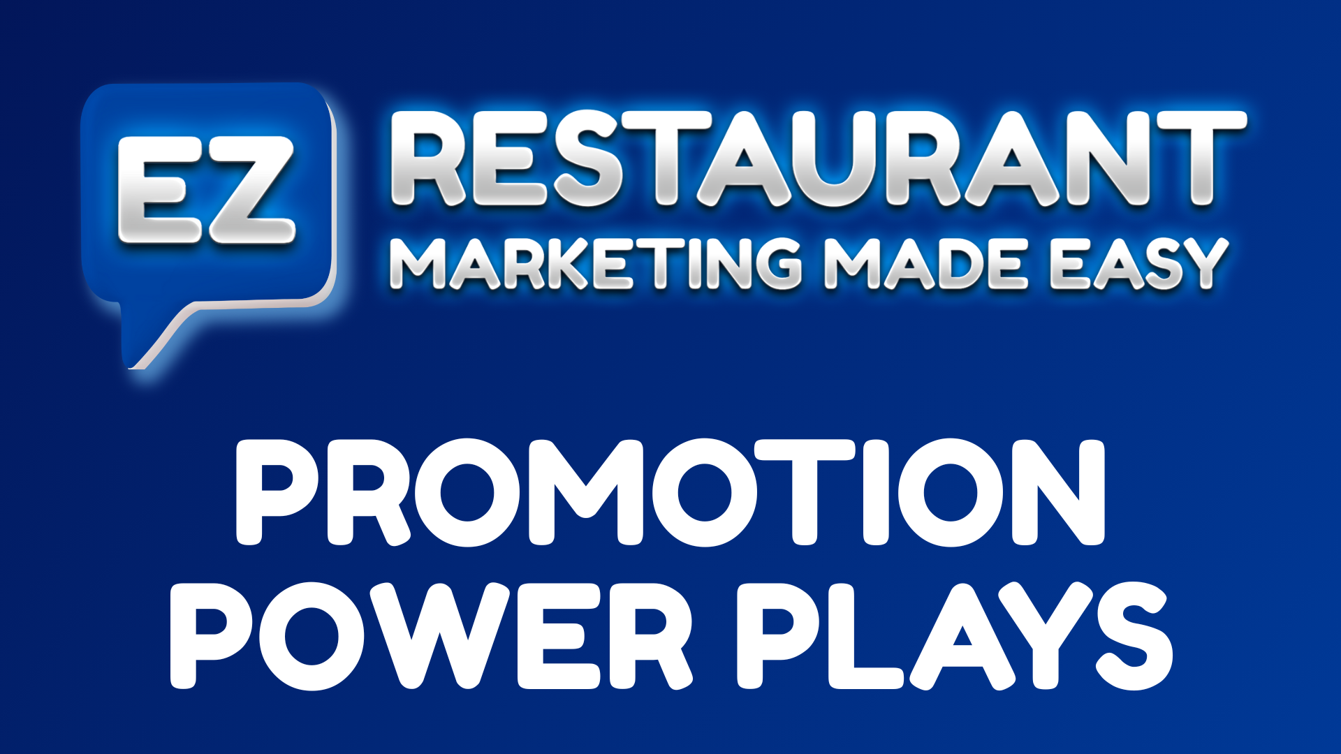 Restaurant marketing Promotion Power Plays